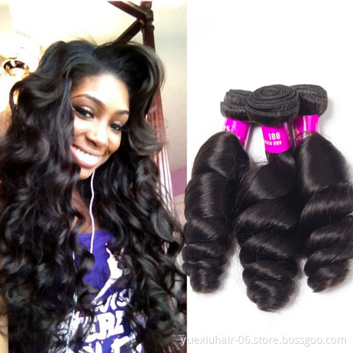 Wholesale Virgin Bundle Hair Vendors Cheap Loose Wave Human Hair Weave Bundles For Women